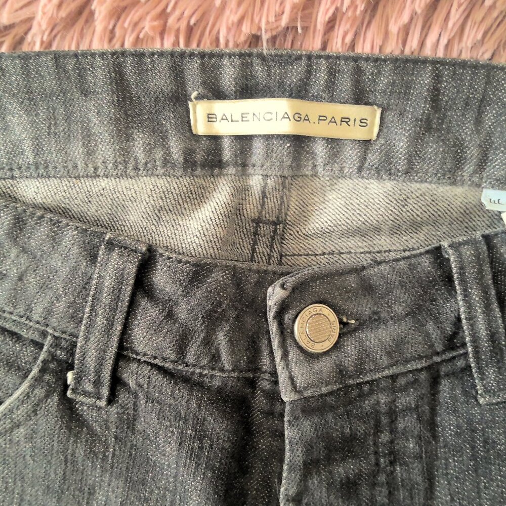 Men's Balenciaga Black Denim Jeans sz 46 (US sz 30)